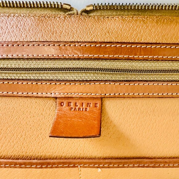 AUTHENTIC RARE CELINE MACADAM CANVAS AND LEATHER LAPTOP CASE VINTAGE MC97 ITALY - Picture 13 of 14